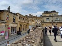 Bath - auf dem Podest der Römischen Bäder