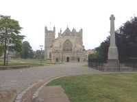 Westfassade der Kathedrale von Exeter 