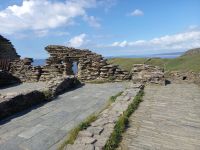 alter Palast der Burg Tintagel
