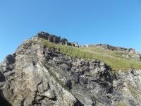 oberster Teil der weitläufigen Burganlage von Tintagel