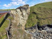 Brücke der Burg Tintagel