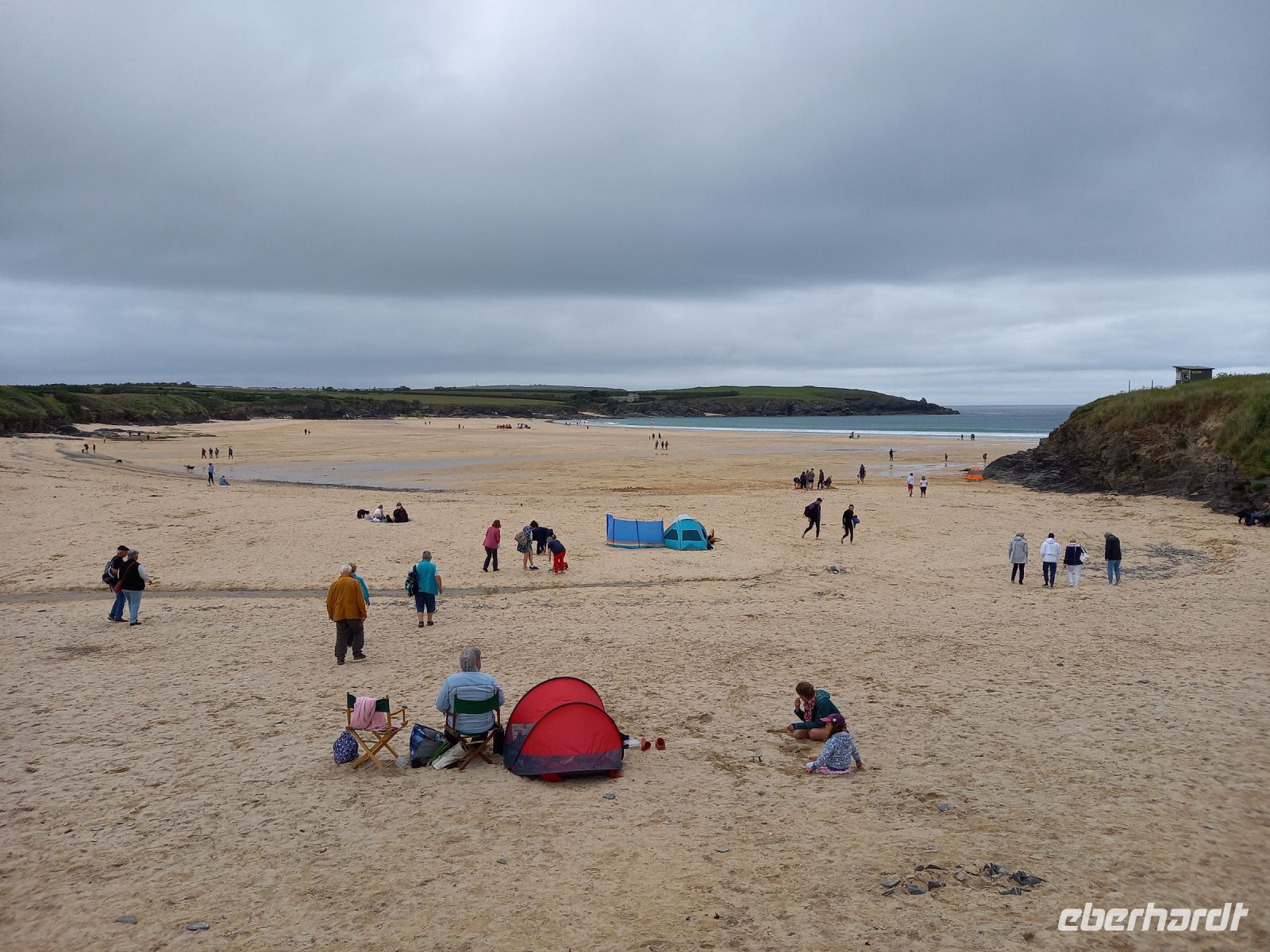 der Strand von Trevone