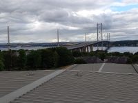 Die beiden Straßenbrücken über den Firth of Forth