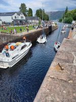 Schleusung im Kaledonischen Kanal
