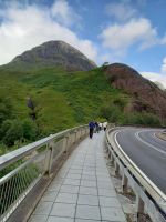 Brücke am Ende des Glencoe-Tals