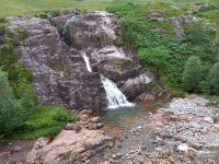 Wasserfall am Ende des Glecoe-Tals