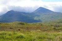 Blick über Rannoch Moor in Richtung Glen Etive/Glen Coe 