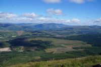 Aonach Mòr: Blick in Richtung Loch Lochy (Great Glen) 
