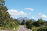 Ben Nevis von der Road of the Isles aus gesehen
