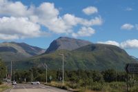 Der Ben Nevis (Wolken- oder Nebelberg) macht seinem Namen keine Ehre 