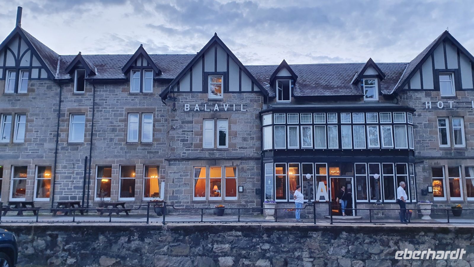 20220814 210212 unser Hotel in Newtonmore