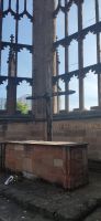 079 Coventry, Cathedral Ruinen, Balkenkreuz