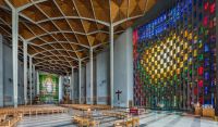 086 Coventry, Neue St Michael’s Cathedral mit Fenster von John Piper