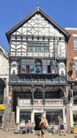 171 Chester, Fachwerkhaus mit König Georg IV