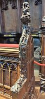 186 Chester Cathedral, Schnitzereien am Chorgestühl