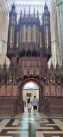 388 York, Minster, Chor, Orgel
