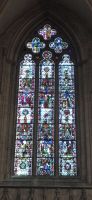 399 York, Minster, Fenster im Langhaus