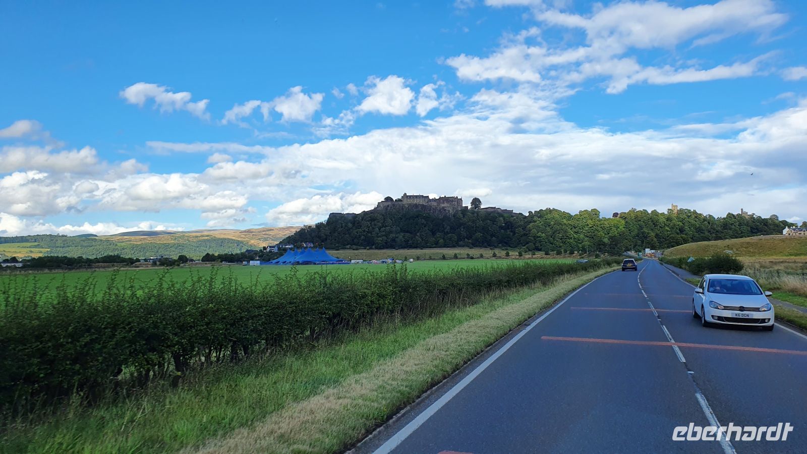 20220819 171352 Fahrt am Stirling Castle vorbei