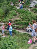 Warten auf den Harry Porter Zug