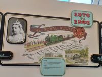 Hinweis auf die Reiseroute von Königin Victoria