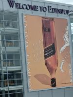 auf dem Flugplatz in Edinburgh