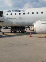 das Flugzeug für den Heimflug