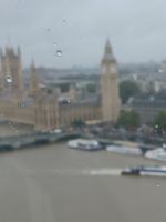 Blick vom London Eye auf das Parlament