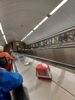 Rolltreppe in einer U-Bahnstation