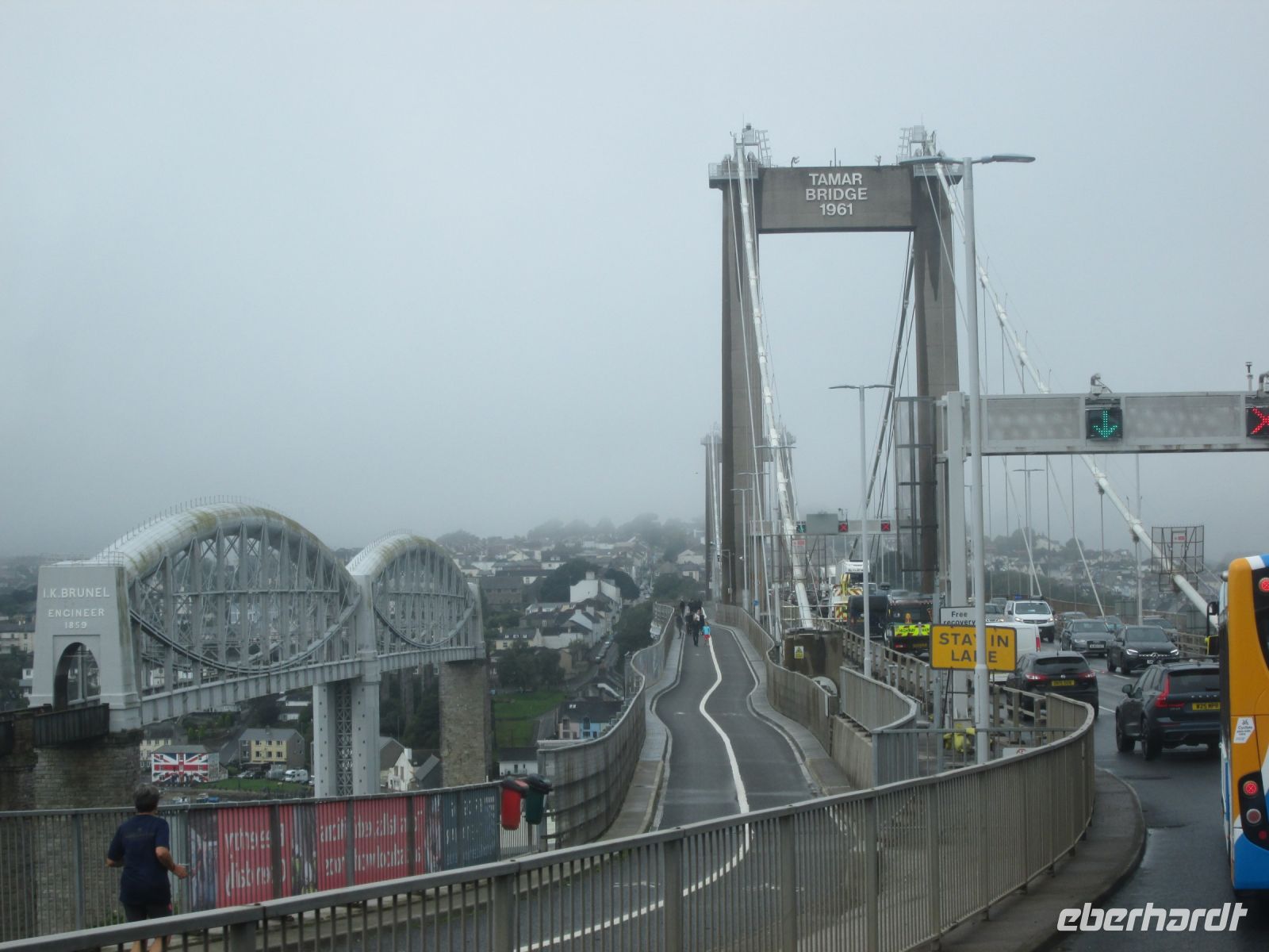 Tamar Brücke nahe Plymouth