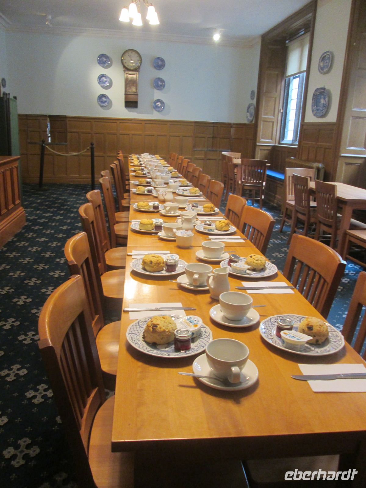 die Eberhardt-Cream Tea-Tafel