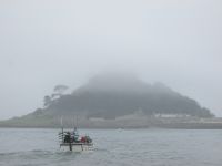 St. Michaels Mount im Nebel