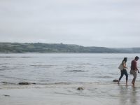 Fußweg zum St. Michaels Mount bei Ebbe