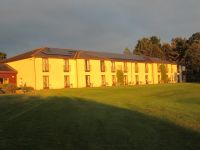 Lanhydrock Golf Hotel in der untergehenden Sonne