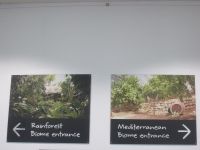 Eingang zu den Biomen