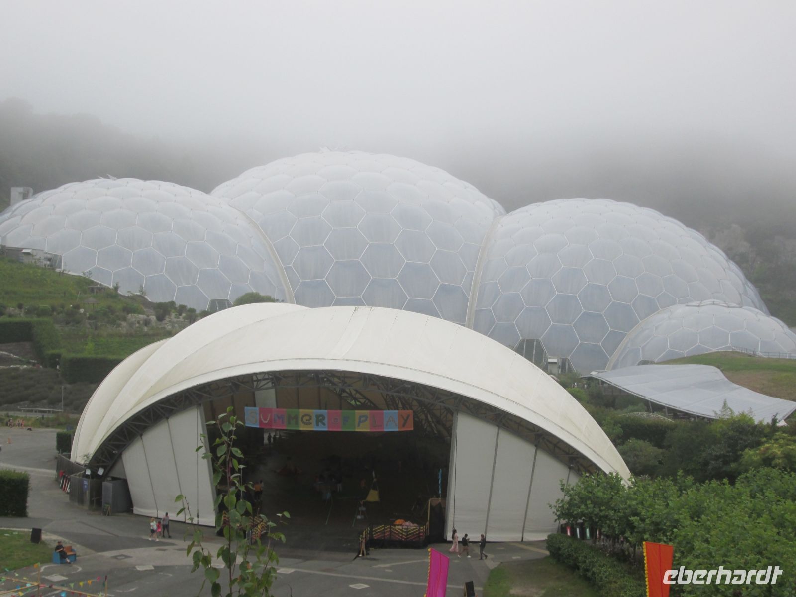 Geodätische Kuppeln im Eden Project
