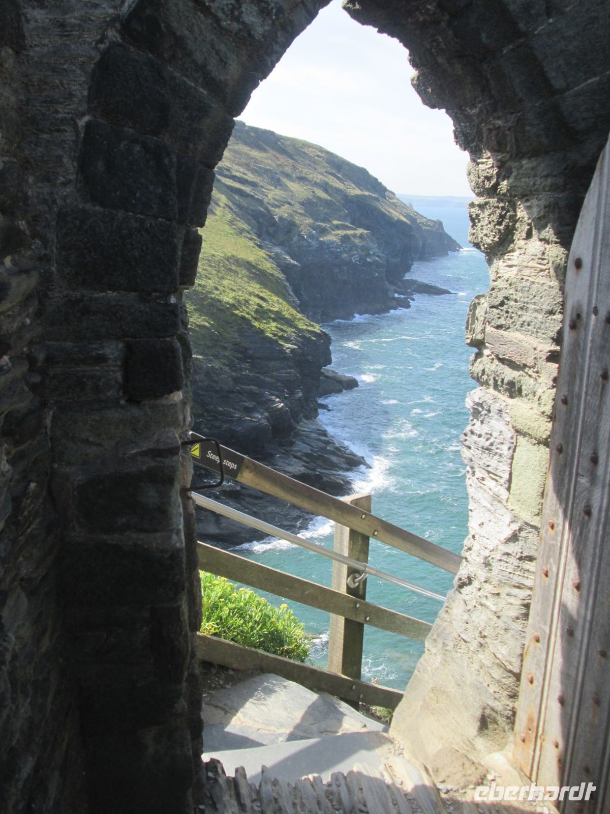 herrlicher Blick auf die Küste bei Tintagel