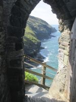 herrlicher Blick auf die Küste bei Tintagel