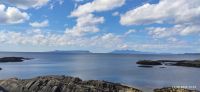 216 Mallaig, Blick zu den Inseln Eigg und Rum