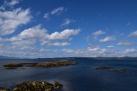 223 Mallaig, Blick zu den Inseln Rum und Skye