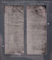 William Shakespeare -Einträge ins Geburts- und Steberegister