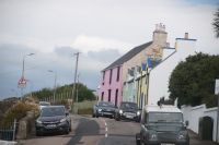 Bunte Häuser in Bowmore, Islay