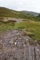 Gletscherspuren im Fels auf dem Hügel über Mallaig