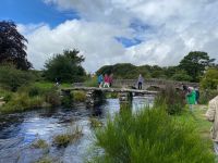 beide Brücken über den East Dart River