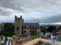 Exeter Cathedral vom Hoteldach