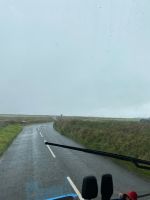 Das Unwetter beginnt pünktlich