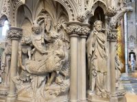 Detail der Kanzel aus dem 19. Jdt