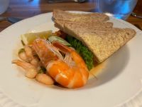 Garnele, Shrimps, Toast