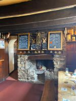 gemütliches Kaminfeuer im August