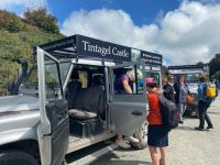 Land Rover Shuttle zum Tintagel Castle