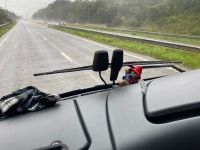 zurück im warmen Bus